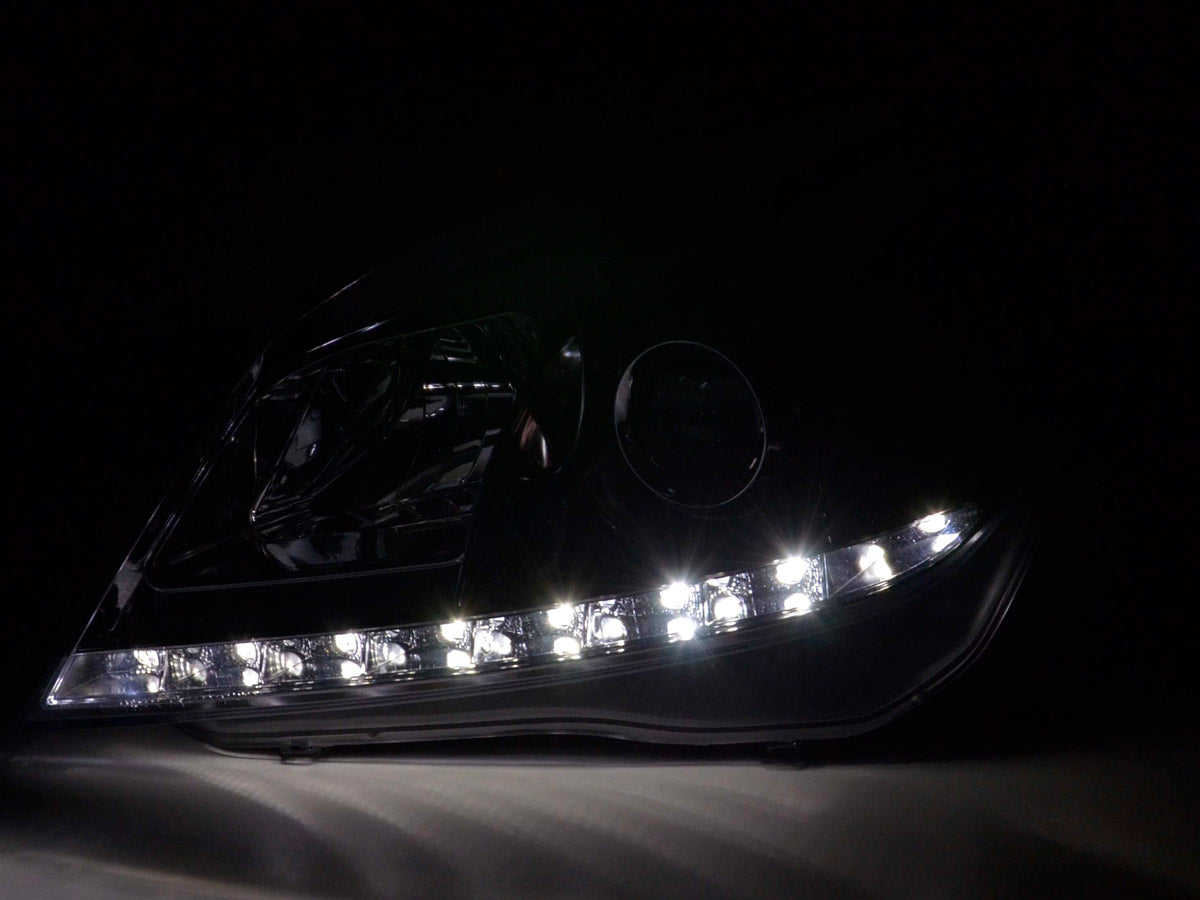 Scheinwerfer Set Daylight LED TFL-Optik Opel Astra H chrom