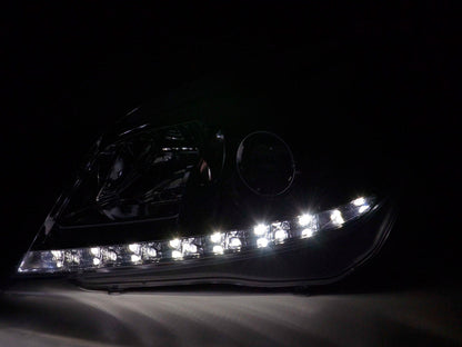 Scheinwerfer Set Daylight LED TFL-Optik Opel Astra H chrom