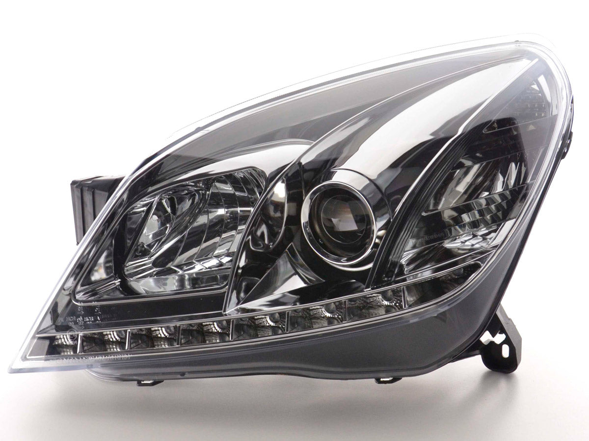 Scheinwerfer Set Daylight LED TFL-Optik Opel Astra H chrom