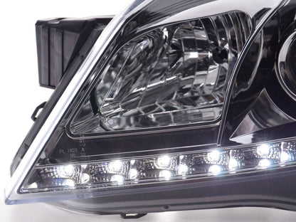 Scheinwerfer Set Daylight LED TFL-Optik Opel Astra H chrom