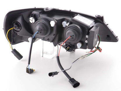 Scheinwerfer Set Daylight LED Tagfahrlicht Opel Astra G Bj. 98-03 chrom