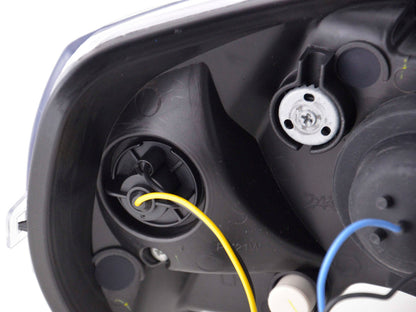 Scheinwerfer Set Daylight LED Tagfahrlicht Opel Astra G Bj. 98-03 schwarz