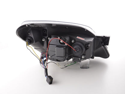Scheinwerfer Set Daylight LED TFL-Optik Opel Astra H Bj. 04-10 schwarz für Rechtslenker