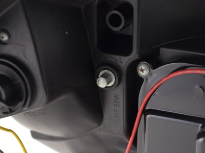 Scheinwerfer Set Daylight LED TFL-Optik Opel Astra H Bj. 04-10 schwarz für Rechtslenker