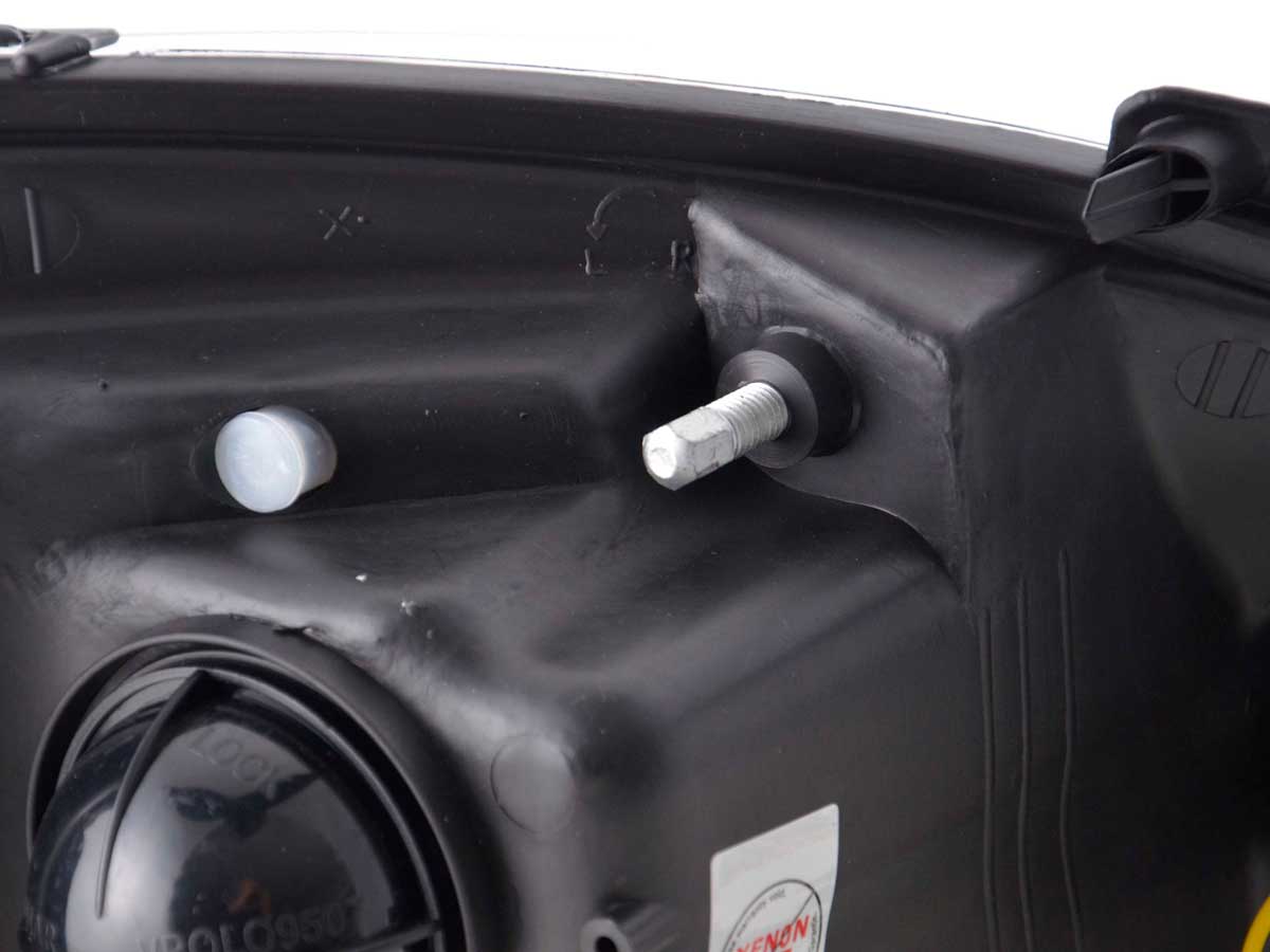 Scheinwerfer Set Daylight LED TFL-Optik Opel Corsa C Bj. 01-06 chrom