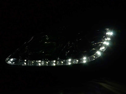 Scheinwerfer Set Daylight LED TFL-Optik Opel Corsa D Bj. 06- chrom