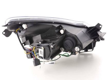 Scheinwerfer Set Daylight LED TFL-Optik Opel Corsa D  06- schwarz