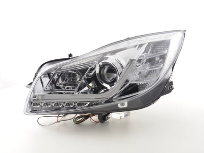Scheinwerfer Set Daylight LED Tagfahrlicht Opel Insignia Bj. 08-13 chrom