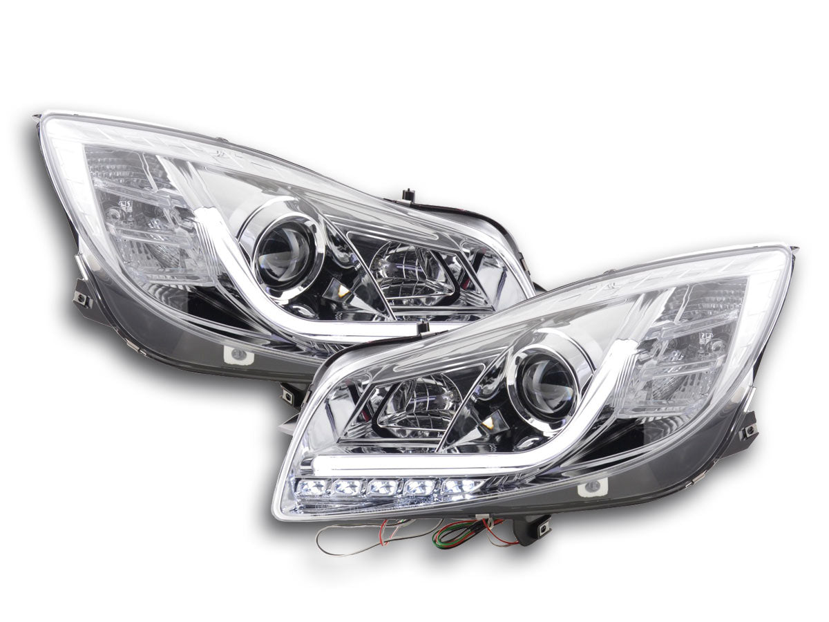 Scheinwerfer Set Daylight LED Tagfahrlicht Opel Insignia Bj. 08-13 chrom