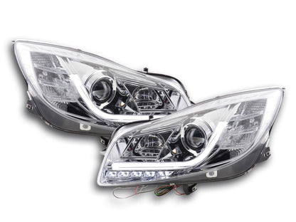Scheinwerfer Set Daylight LED Tagfahrlicht Opel Insignia Bj. 08-13 chrom