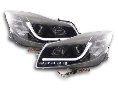 Scheinwerfer Set Daylight LED Tagfahrlicht Opel Insignia Bj. 08-13 schwarz