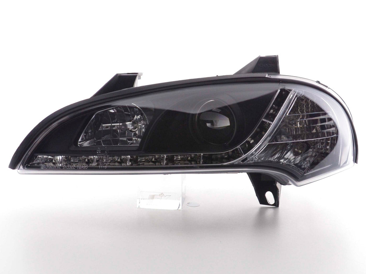 Scheinwerfer Set Daylight LED TFL-Optik Opel Tigra Bj. 95-03 schwarz