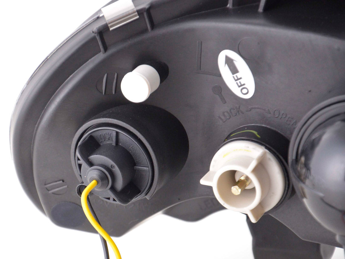 Scheinwerfer Set Daylight LED TFL-Optik Opel Tigra Bj. 95-03 schwarz