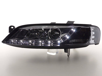 Scheinwerfer Set Daylight LED TFL-Optik Opel Vectra B Bj. 96-99 chrom