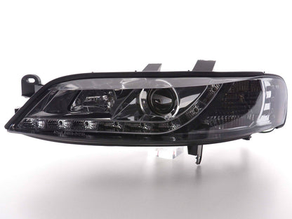 Scheinwerfer Set Daylight LED TFL-Optik Opel Vectra B Bj. 99-02 chrom