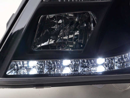 Scheinwerfer Set Daylight LED Tagfahrlicht Opel Vectra C Bj. 2002-2005 schwarz