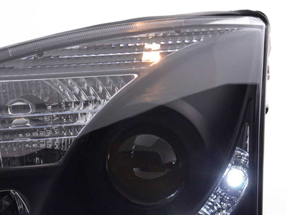 Scheinwerfer Set Daylight LED Tagfahrlicht Opel Vectra C Bj. 2002-2005 schwarz