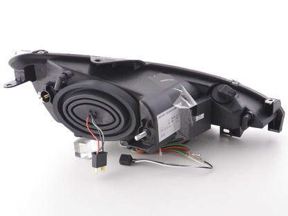 Scheinwerfer Set Daylight LED Tagfahrlicht Peugeot 206 Typ S16 Bj. 98- schwarz