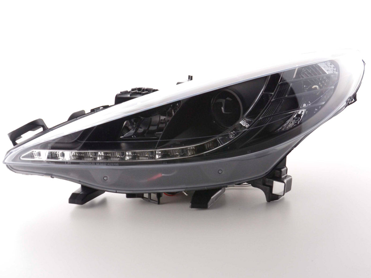 Scheinwerfer Set Daylight LED TFL-Optik Peugeot 207  06- schwarz