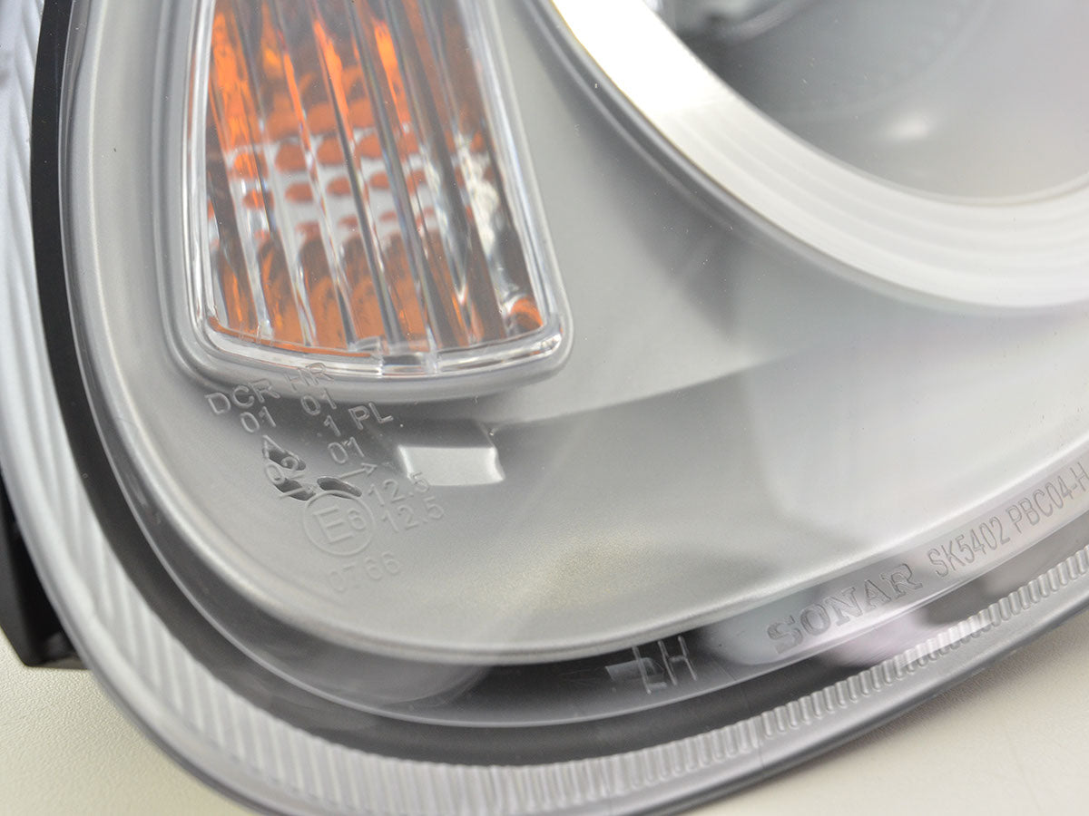 Scheinwerfer Set Xenon Daylight LED TFL-Optik Porsche Boxster (987) Bj. 04-08 silber