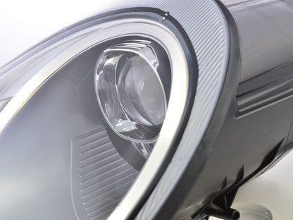 Scheinwerfer Set Xenon Daylight LED TFL-Optik Porsche Boxster (987) Bj. 04-08 silber