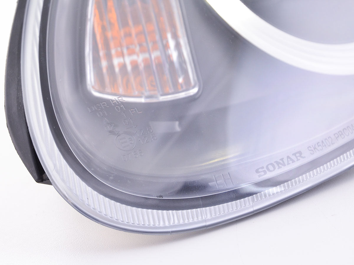 Scheinwerfer Set Xenon Daylight LED TFL-Optik Porsche Boxster Typ 987 Bj. 04-09 schwarz
