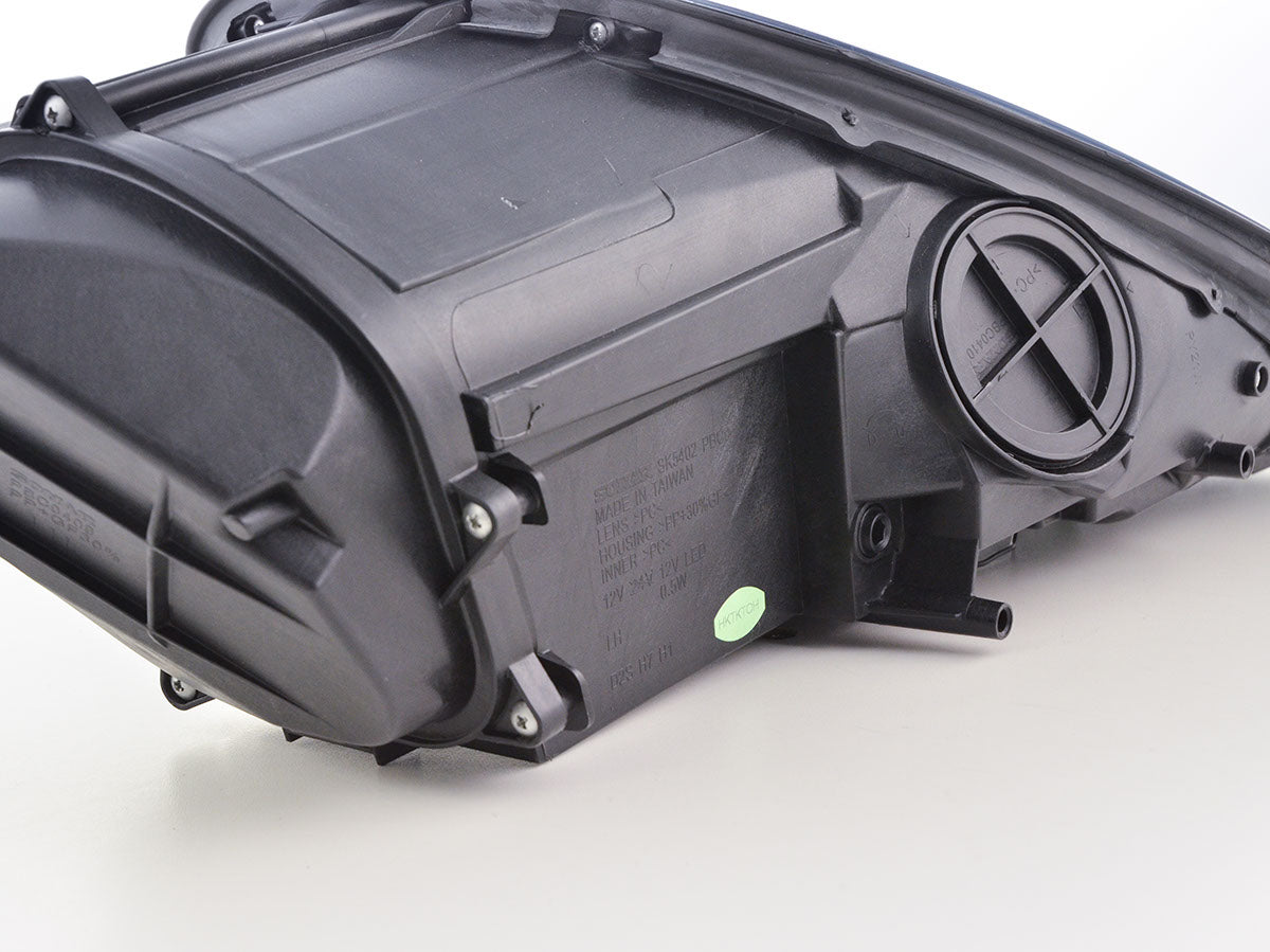 Scheinwerfer Set Xenon Daylight LED TFL-Optik Porsche Boxster Typ 987 Bj. 04-09 schwarz
