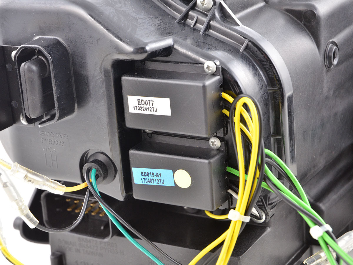 Scheinwerfer Set Xenon Daylight LED TFL-Optik Porsche Cayenne 9PA Bj. 02-06 chrom