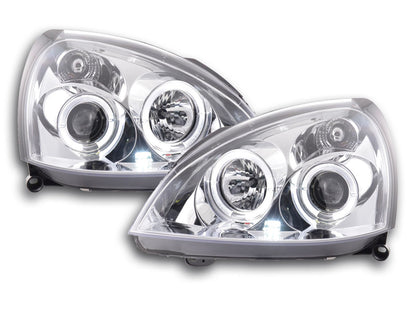 Scheinwerfer Set Renault Clio 2 3/4/5-trg Bj. 01-04 chrom