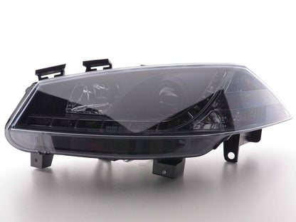 Scheinwerfer Set Daylight LED TFL-Optik Renault Megane 2 3/5-trg. Bj. 03-06 schwarz