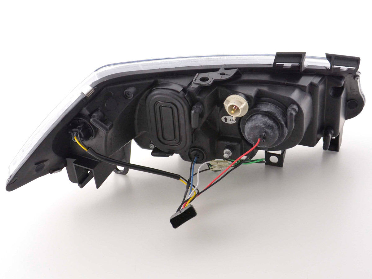 Scheinwerfer Set Daylight LED TFL-Optik Renault Megane 2 3/5-trg. Bj. 03-06 schwarz