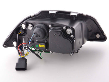 Scheinwerfer Set Daylight LED TFL-Optik Seat Ibiza Typ 6L Bj. 03-08 chrom