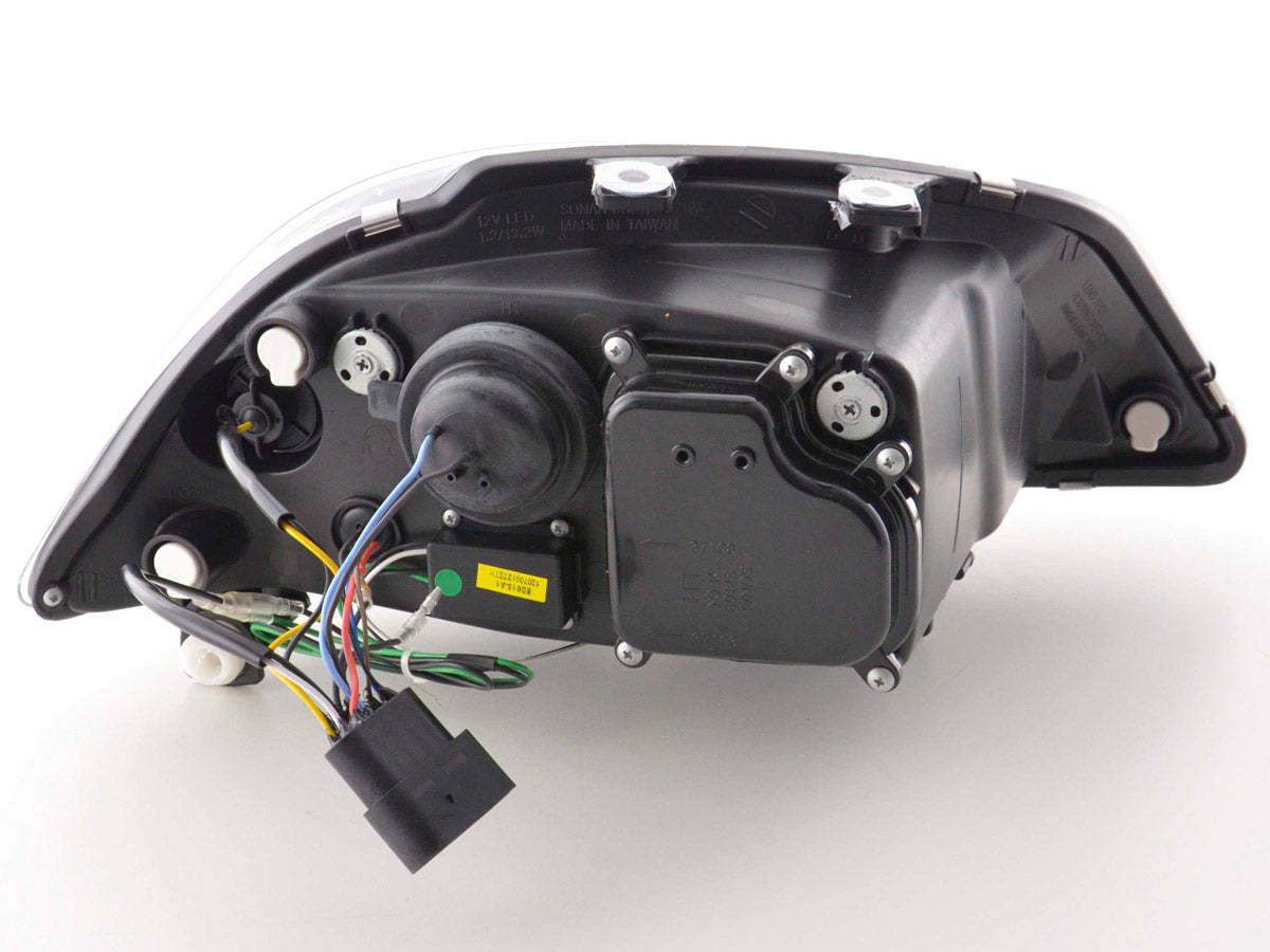 Scheinwerfer Set Daylight LED TFL-Optik Seat Ibiza Typ 6L Bj. 03-08 schwarz