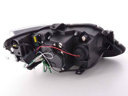 Scheinwerfer Set Daylight LED TFL-Optik Seat Ibiza Typ 6J Bj. 08- schwarz