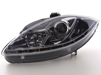 Scheinwerfer Set Daylight LED TFL-Optik Seat Leon Typ 1P / Altea/Toledo Typ 5P Bj. 05-09 chrom