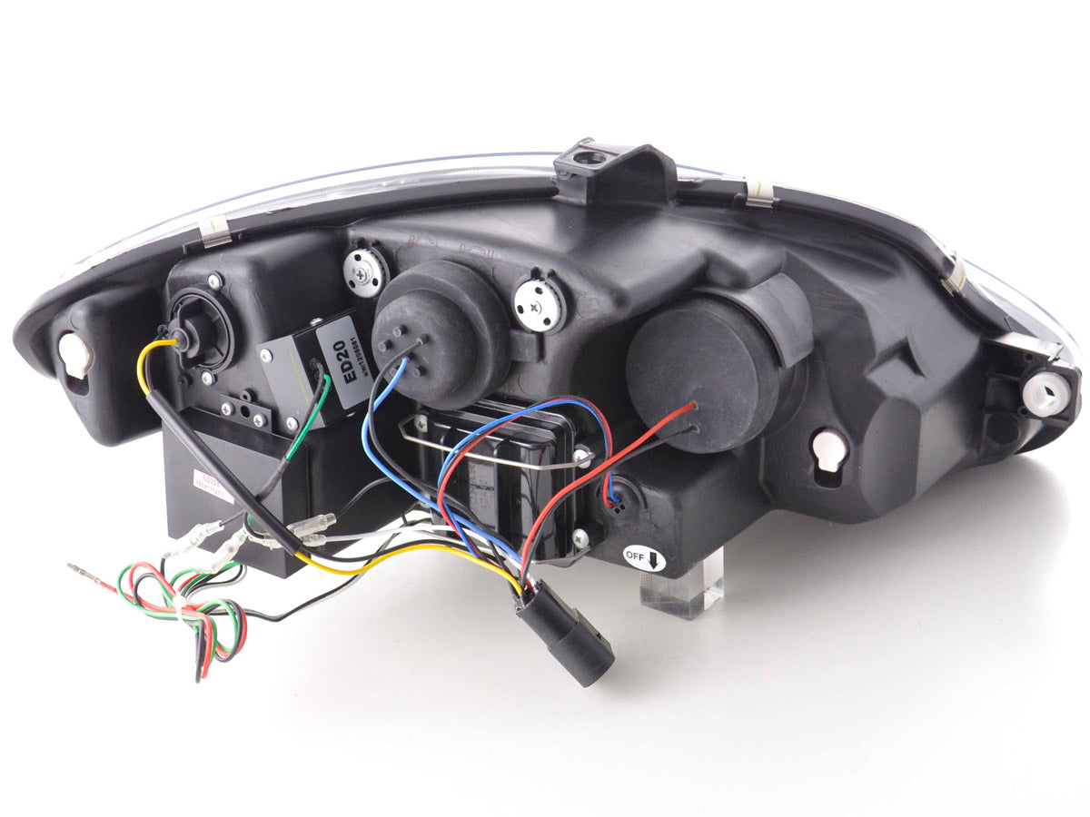 Scheinwerfer Set Daylight LED Tagfahrlicht Seat Leon 1P/Altea 5P schwarz