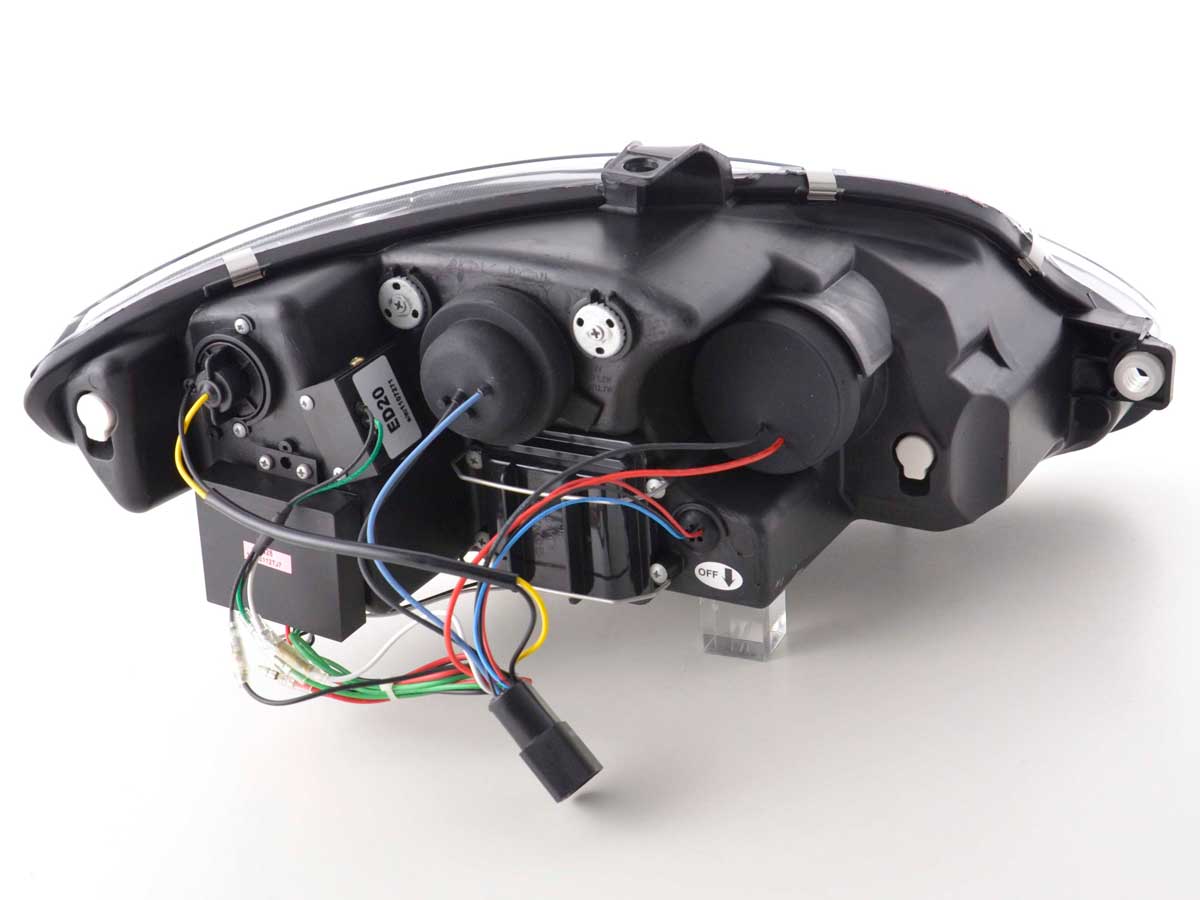 Scheinwerfer Set Daylight LED Tagfahrlicht Seat Leon 1P Bj. 09- chrom