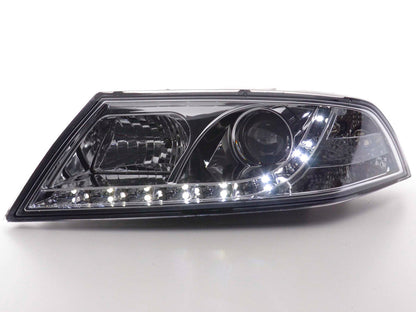 Scheinwerfer Set Daylight LED TFL-Optik Skoda Octavia Typ 1Z Bj. 04-08 chrom