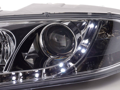Scheinwerfer Set Daylight LED TFL-Optik Skoda Octavia Typ 1Z Bj. 04-08 chrom