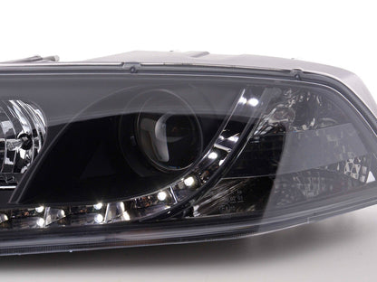 Scheinwerfer Set Daylight LED TFL-Optik Skoda Octavia Typ 1Z Bj. 04-08 schwarz