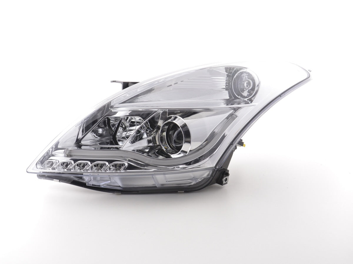 Scheinwerfer Set Daylight LED TFL-Optik Suzuki Swift Bj. 10-13 chrom