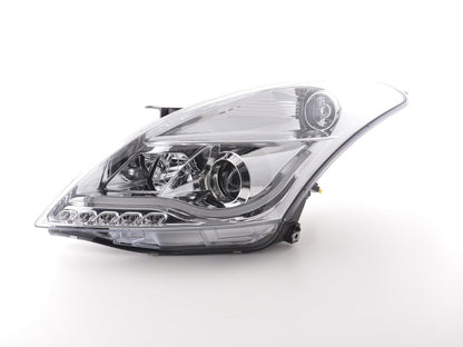 Scheinwerfer Set Daylight LED TFL-Optik Suzuki Swift Bj. 10-13 chrom