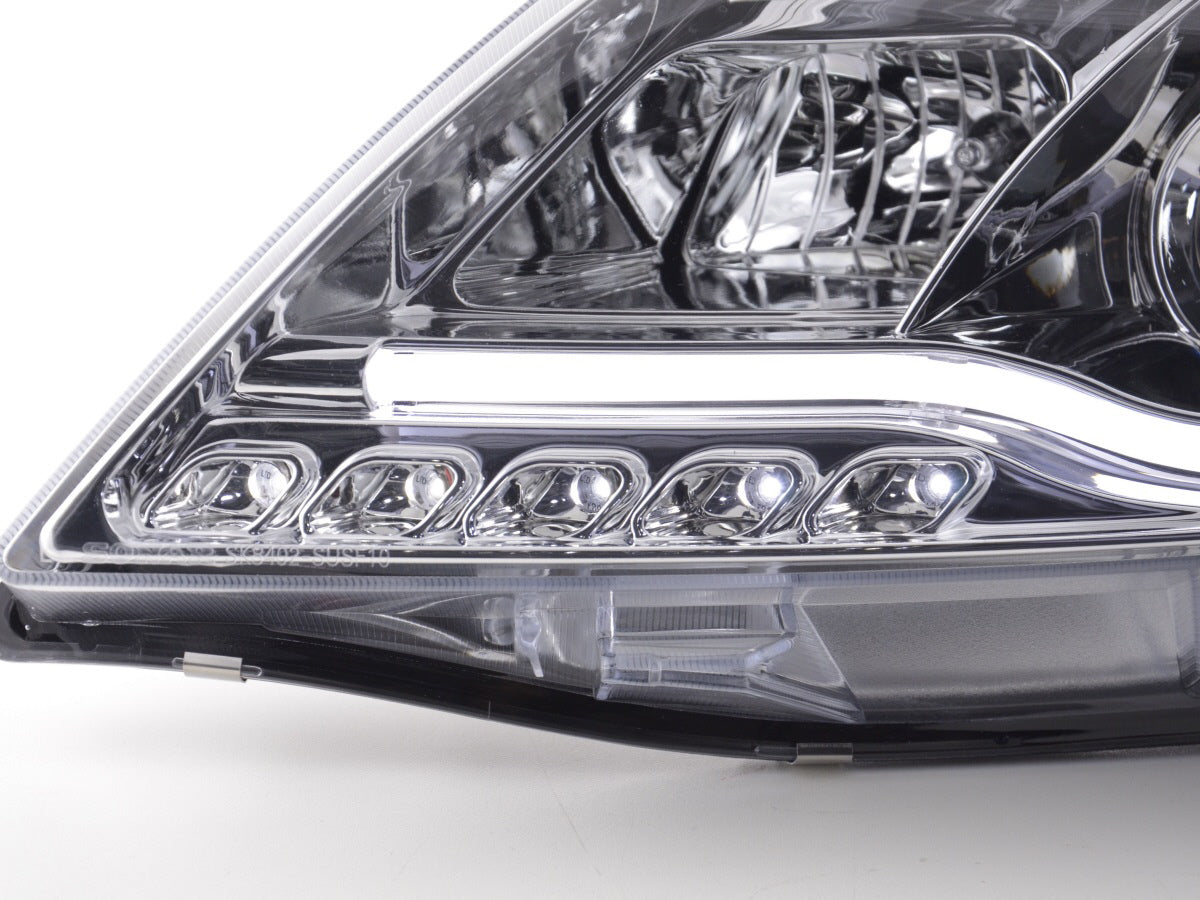 Scheinwerfer Set Daylight LED TFL-Optik Suzuki Swift Bj. 10-13 chrom