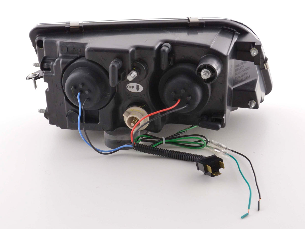 Scheinwerfer Set Daylight LED TFL-Optik Volvo S40/V40 Typ V Bj. 96-04 schwarz