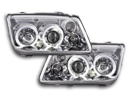Scheinwerfer Set VW Bora Typ 1J Bj. 98-05 chrom für Rechtslenker