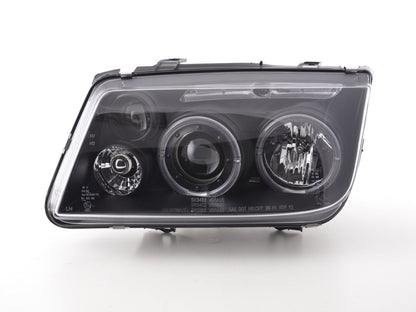 Scheinwerfer Set VW Bora Typ 1J Bj. 98-05 schwarz für Rechtslenker