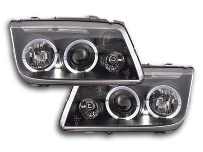 Scheinwerfer Set VW Bora Typ 1J Bj. 98-05 schwarz für Rechtslenker