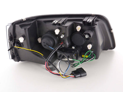 Scheinwerfer Set Daylight LED TFL-Optik VW Bus Typ T5 Bj. 03-09 schwarz
