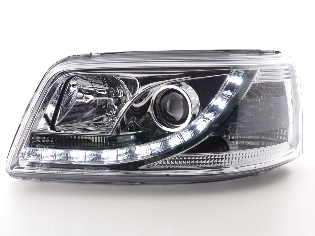 Scheinwerfer Set Daylight LED Tagfahrlicht VW Bus T5  03-09 chrom