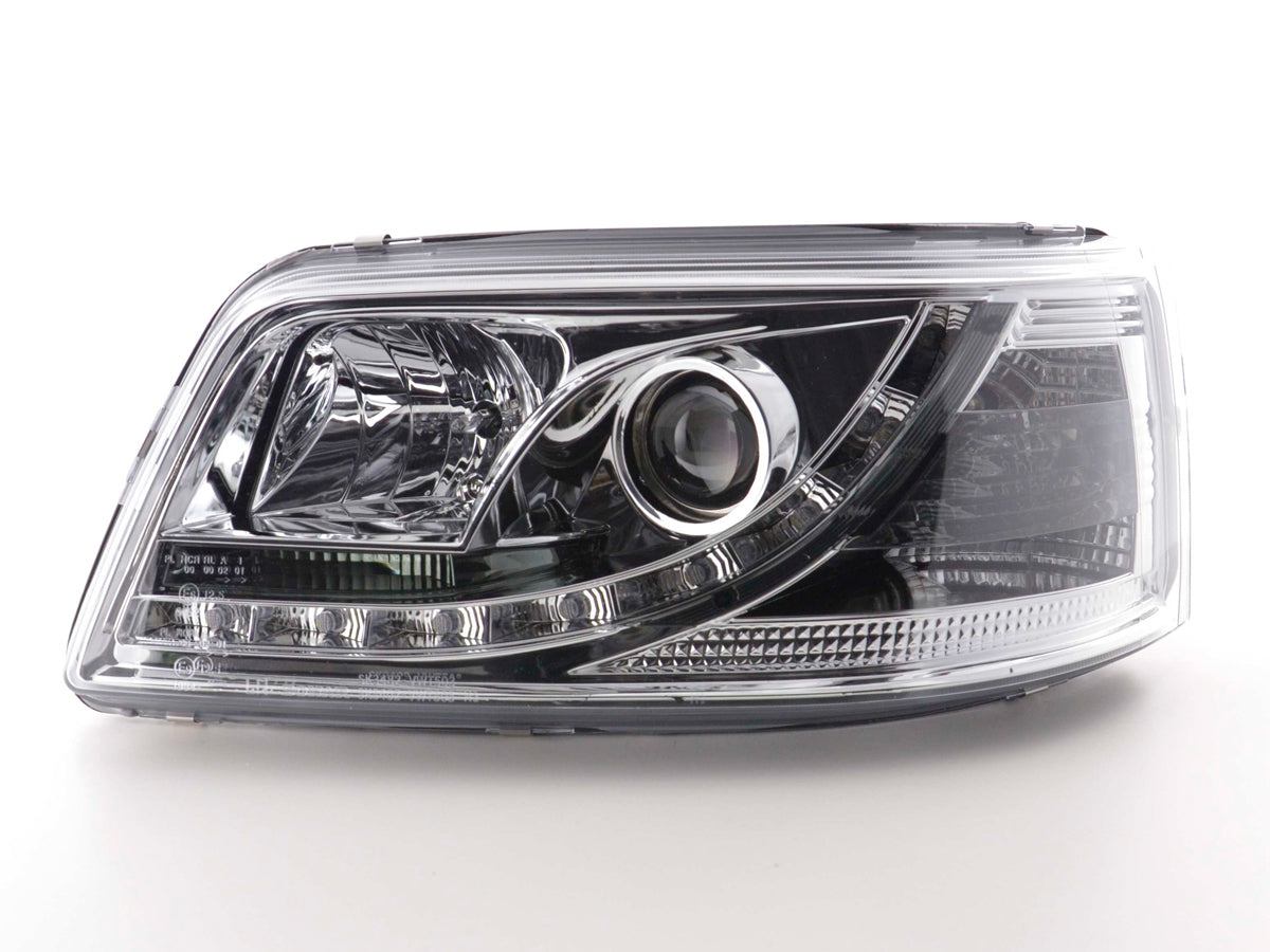 Scheinwerfer Set Daylight LED Tagfahrlicht VW Bus T5  03-09 chrom